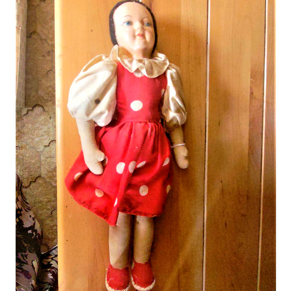 Vintage Other - 1940's Vintage "Polish Girl"  Doll Made in Poland